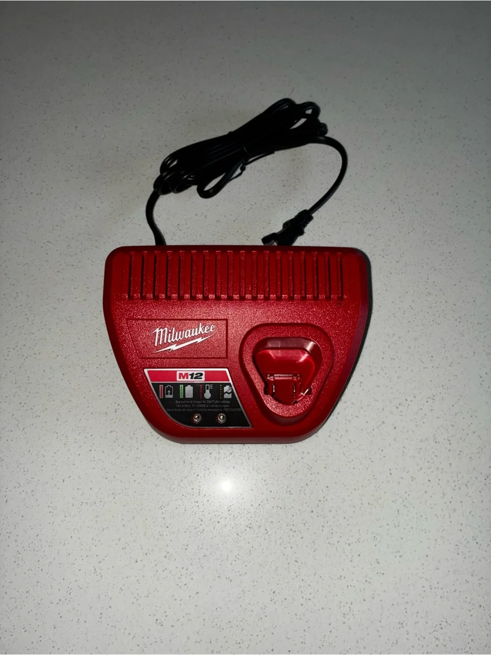 Milwaukee M12 Corded Battery Charger - Red